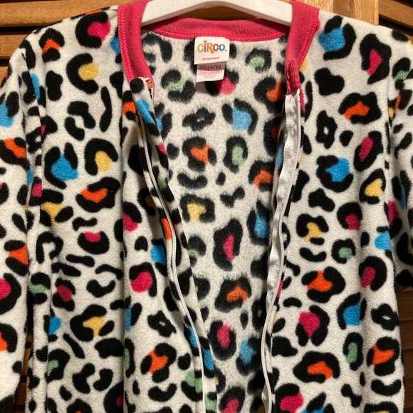 Circo Colorful Fleece Onesie Pajamas with Feet - Picture 8 of 14